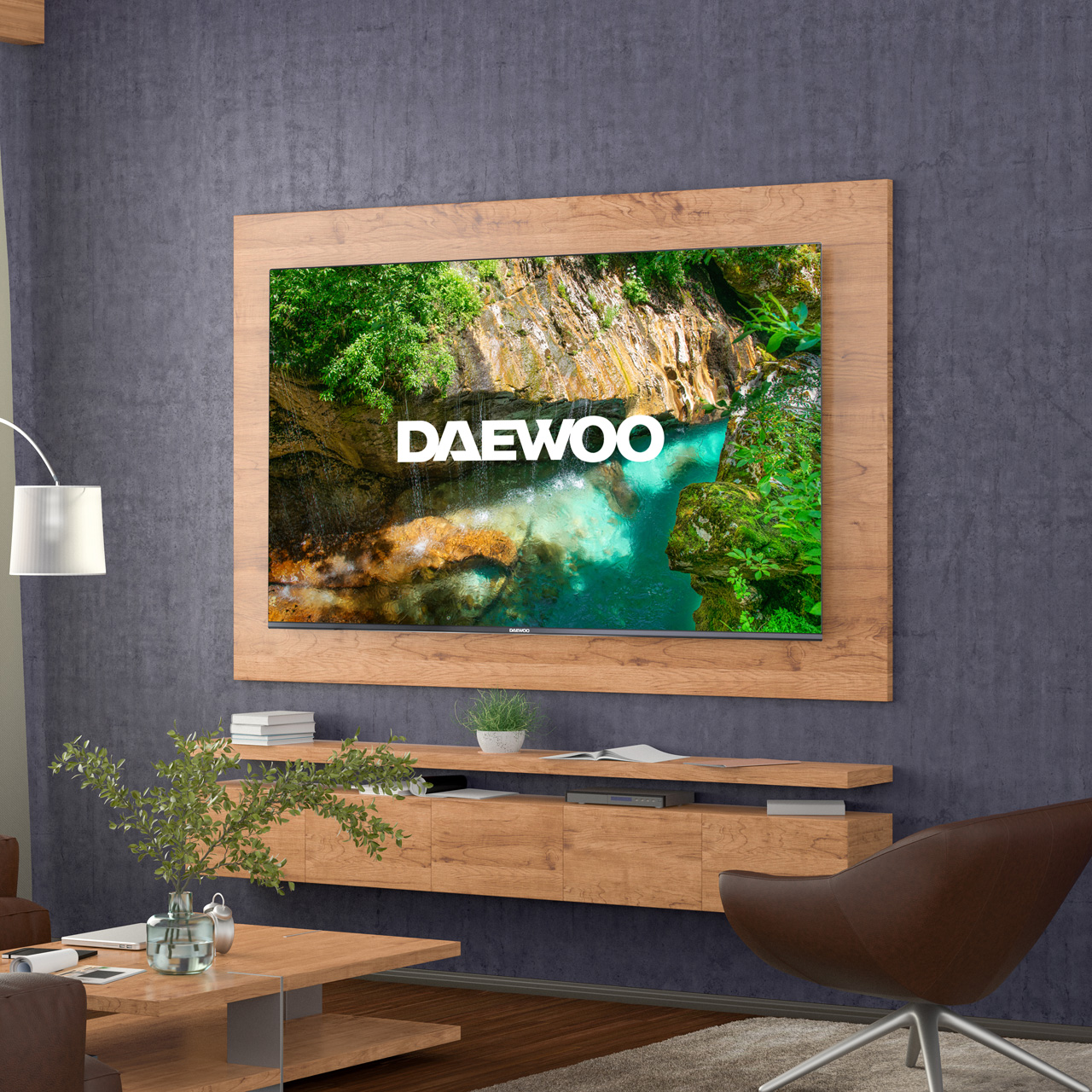 Android TV 55DM62UA 55” UHD Chromecast y Voice Assistant – Daewoo